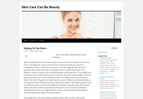 
Skin Care Can Be Beauty	