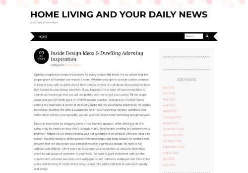 Home living and Your Daily News – your daily information