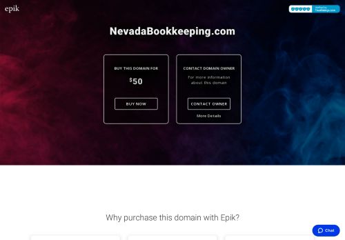 NevadaBookkeeping.com domain is for sale | Buy with Epik.com