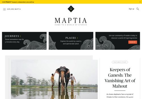 Maptia · Home to a World of Stories