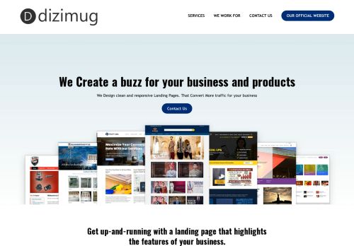 Landing Page Creator | DiziMug