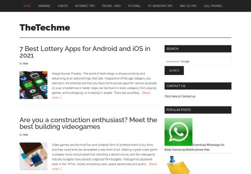 TheTechme - Platform For Tech Geek: internet, smartphones, tips, ...