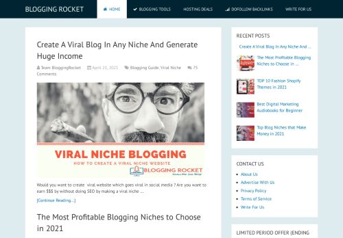 Blogging Rocket | Show Me The Blog !
