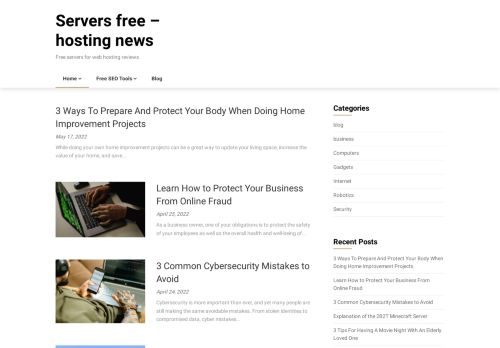 Servers free - hosting news