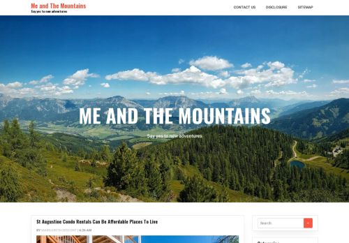 Me and The Mountains – Say yes to new adventures