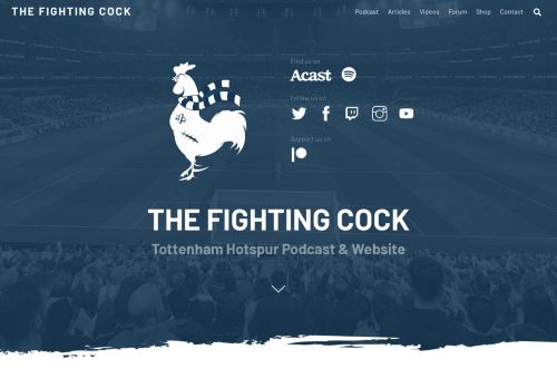 The Fighting Cock – Tottenham Hotspur (Spurs) Podcast, Blog & Fanzine