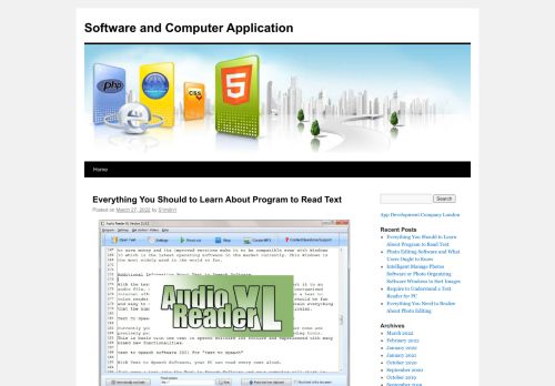
Software and Computer Application	