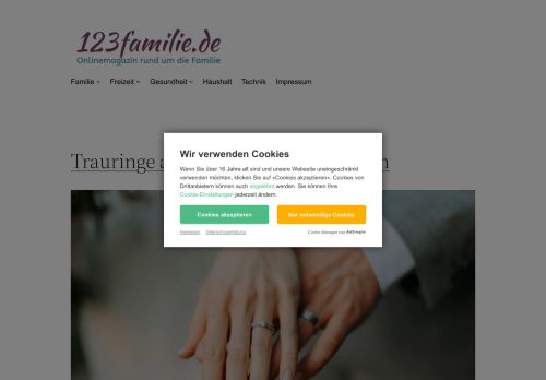 Familienblog 123familie.de - Onlinemagazin rund um die Familie mit interessanten Blogbeiträgen rund um Familie, Freizeit und Haushalt