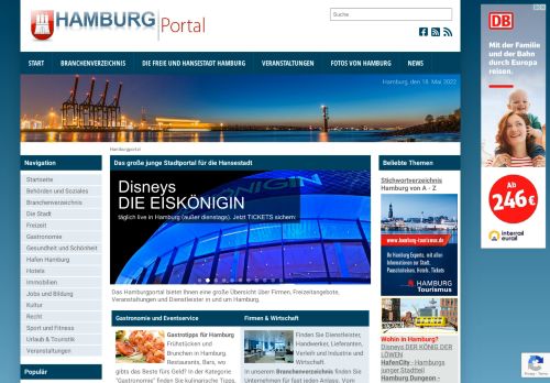 Hamburgportal - das Portal für Hamburg und Umgebung