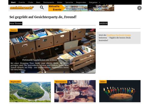 Gesichterparty.de – Online Magazin aus dem Saarland