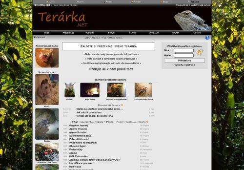 TERARKA.NET - Váš terarijní portál