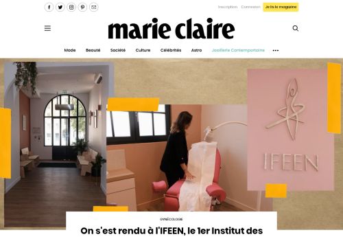 Magazine féminin de mode et beauté - Marie Claire