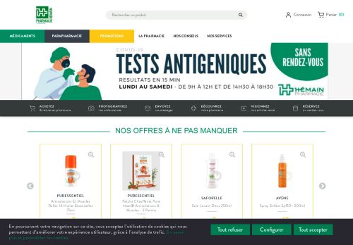 Pharmacie Hémain à Auterive - Bienvenue sur le site de la Pharmacie