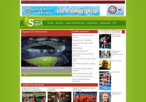 Sporthírek - Sport Online - Sporthírek: Foci, Küzd?sport, Ökölvívás
