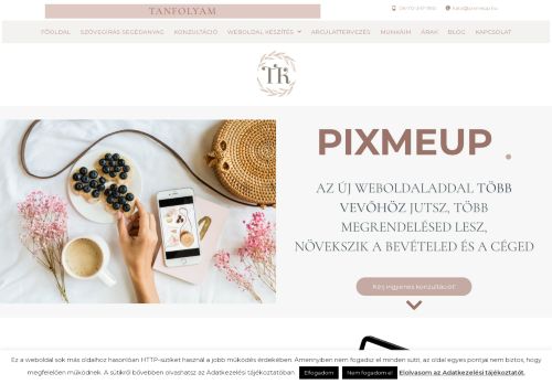 Weboldal, webáruház, grafika és online marketing megoldások - PIXMEUP