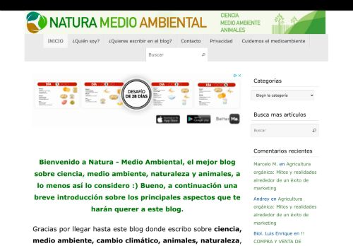 Natura - Medio Ambiental - Blog de ciencia, medio ambiente y animales