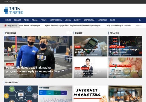 Portal marketingowo-biznesowy - RankMaster.pl -