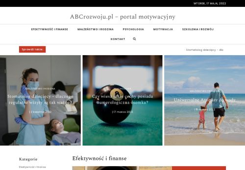 ABC Rozwoju - portal portal edukacyjny, motywacyjny, szkoleniowy