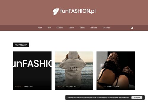 Moda, styl. lifestyle - zapraszamy na FunFashion.pl