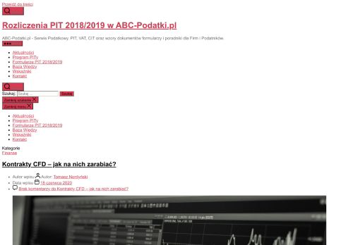 Rozliczenia PIT 2018/2019 w ABC-Podatki.pl