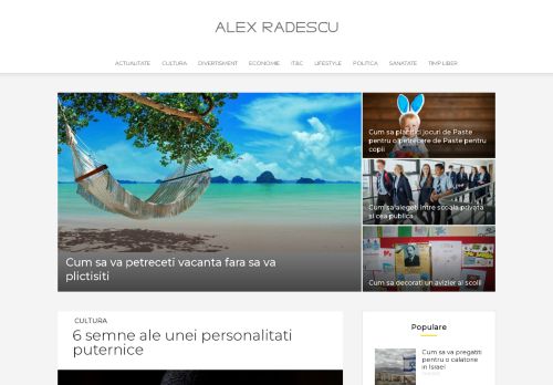 Alex Radescu - afaceri, stiri, tehnologie, cultura, sanatate, politica