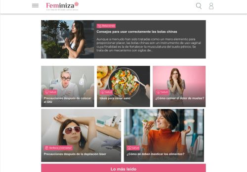 Feminiza - La web para mujeres de + de 40 únicas como tú | Feminiza