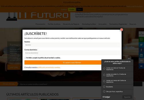 
	Juristas con Futuro: El portal de los abogados hispanohablantes