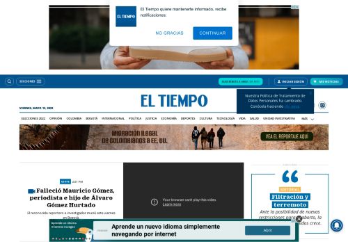 Noticias Principales de Colombia y el Mundo - Noticias - ELTIEMPO.COM