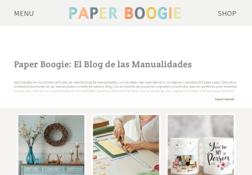 Blog de manualidades Paper Boogie