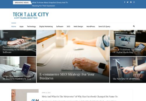 Tech Talk City - A City Talking About Tech
