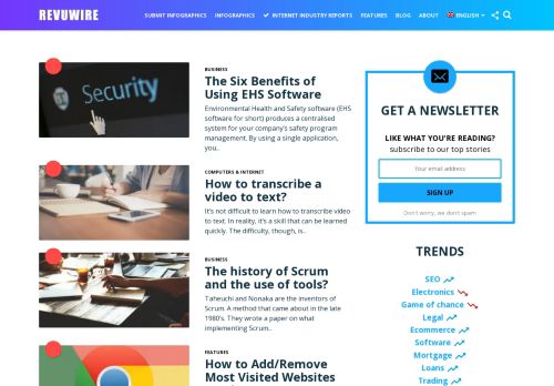 Revuwire - The Best of the web by industry