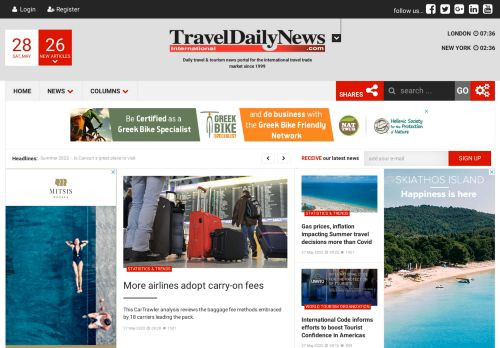 
TravelDailyNews International 
