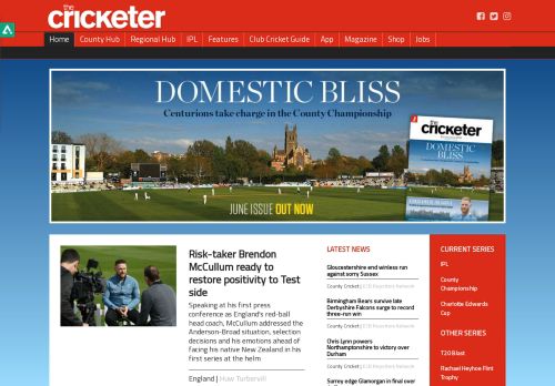 The Cricketer | Home