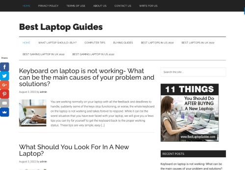 Best Laptop Guides – Laptop Guides 2022 – The truth about laptops – for the value you truly deserve!
