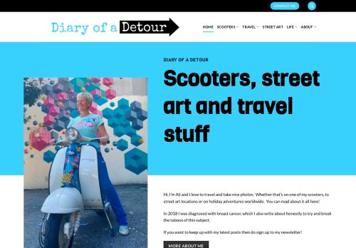 Diary Of A Detour • Scooters, street art and travel inspiration