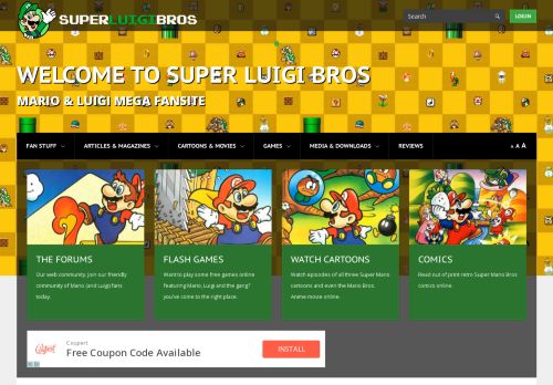 Super Luigi Bros - Home of the Marioverse, Mario & Luigi Mega Fansite