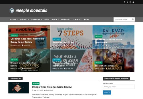 Meeple Mountain — Board Game Reviews, Videos, Humor, and more