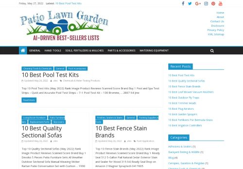Patio, Lawn & Garden Best-Sellers - AI-Driven Top Products Picks
