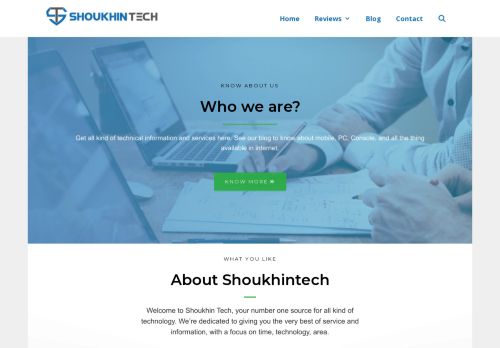 ShoukhinTech | Place for Technology Lovers