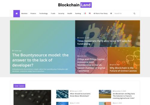 The Blockchain & the Latest Crypto News for your Business - The Blockchain Land
