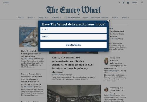 The Emory Wheel | Emory Universitys Only Independent Student Newspaper