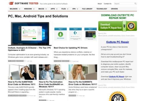 Software Tested - Your Online Guide to Mac, Android, and PC Tips, Tricks, and Solutions