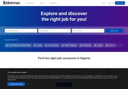 Find the Right Job Vacancies in Nigeria | Jobberman
