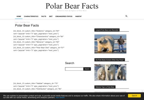 Polar Bear Facts • Polar Bear Facts