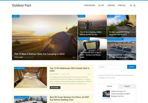 Outdoor Fact: All The Facts About Outdoor Life & Outdoor Gear Reviews