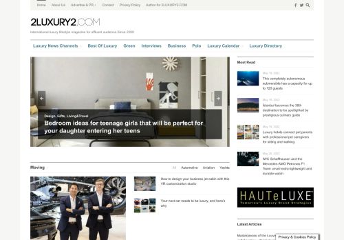 Luxury lifestyle magazine for affluent audience|The very best in luxury curated daily
