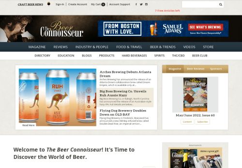 The Beer ConnoisseurÂ® | Beer Magazine, Reviews, Stories & News | Latest Beer News
