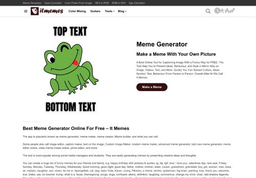 It Memes - Meme Generator | Create Your Own Meme for FREE