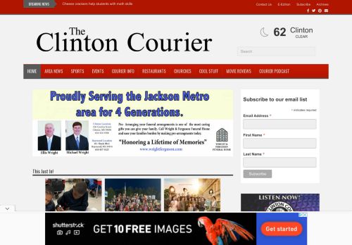 Home - The Clinton Courier
