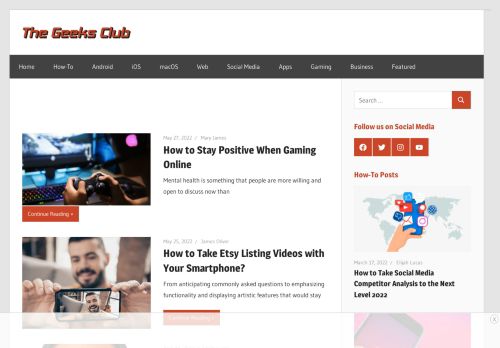 The Geeks Club - Android phones, Apple iOS, iPhone, macOS, Tips, Tutorials & more
